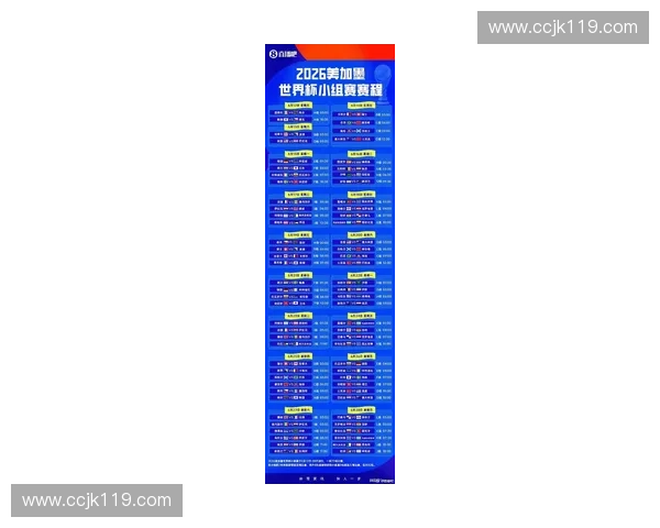 2026年世界杯赛程全面解析 各队晋级之路及精彩赛事一览